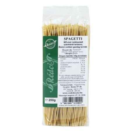 Rédei spagetti 45% CSÖKK.SZÉNH.250g