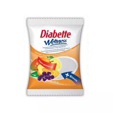 DIBETTE VEGYESGYÜMÖLCS CUKORKA 70G